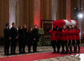 Brian Mulroney Lying In State - Ottawa