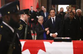 Brian Mulroney Lying In State - Ottawa