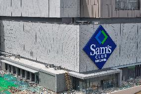 A Sam's Club Store Under Construction in Nanjing