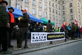 Farmers' Protest In Katowice
