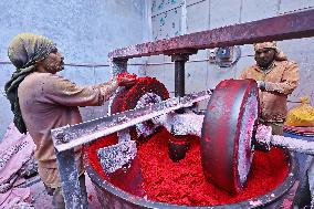Preparations For Holi Celebrations In Jaipur