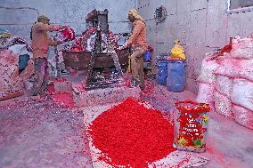 Preparations For Holi Celebrations In Jaipur