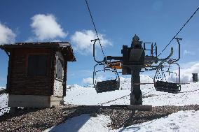 Climate Change Damages Skiing And Winter Tourism - Italy