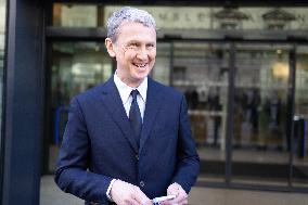 Xavier Niel hearing at the National Assembly - Paris