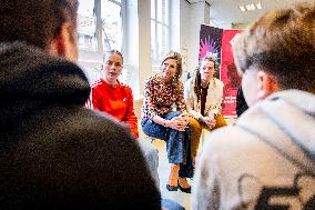 Queen Maxima At Talk To Me By KiKiD Performance - Amsterdam