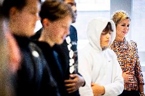 Queen Maxima At Talk To Me By KiKiD Performance - Amsterdam