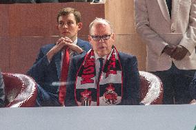 Prince Albert II Attends Euroleague Game - Monaco