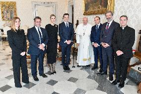 Pope Francis In Private Audiences - Vatican