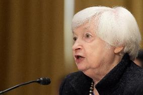 Sec Treasury Yellen Hold A Budget Request Fiscal Year 2025 Hearing