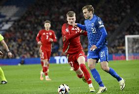 European Qualifiers football match Wales vs. Finland