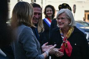 Catherine Vautrin Visits L’Oreal HQs - Clichy-la-Garenne