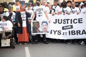 White March In Tribute To Wanys - La Courneuve