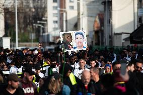 White March In Tribute To Wanys - La Courneuve
