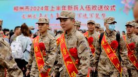 new Recruit Go To Barracks in Liuzhou