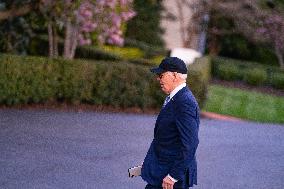 March 21   President Joe Biden Came  Back To The White House Form His 3 Swing For The Campaign Trail