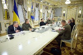 Zelensky Meets NATO Military Committee Chair - Kyiv