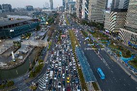 Traffic Jam in Nanjing
