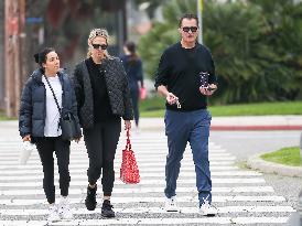 Molly Sims and Scott Stuber Out - LA