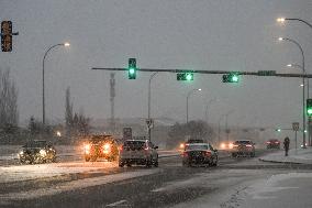 Snow Returns To Alberta