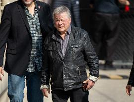 William Shatner At Jimmy Kimmel Live - LA