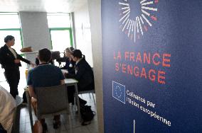Francois Hollande At The La France S'engage Competition Meeting - France