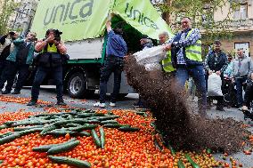 Tractorade Called By Agricultural Organizations - Granada