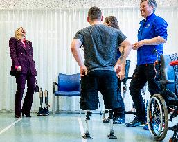 Queen Maxima Visits A Military Rehabilitation Center - Netherlands
