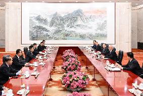 CHINA-BEIJING-CAI QI-WPK-DELEGATION-MEETING (CN)