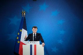 President Macron At EU Summit - Brussels