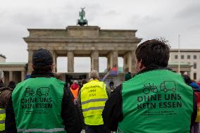 Farmers Protest In Berlin