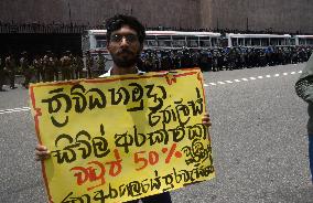 Protest In Colombo