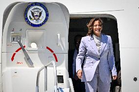 US Vice President Kamala Harris Visits  Puerto Rico