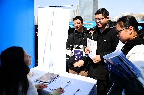 College Graduates Attend A Job Fair in Qingdao
