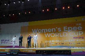 (SP)CHINA-NANJING-FENCING-WOMEN'S EPEE WORLD CUP-FINAL (CN)