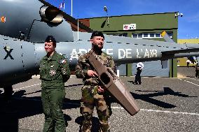 Gabriel Attal Visits Lyon-Mont Verdun Air Base