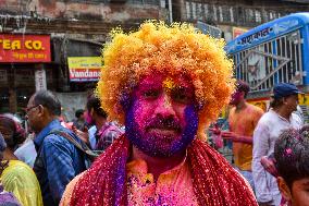 Holi Festival Celebration In India.