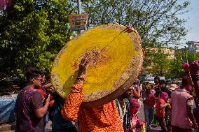 Holi Festival Celebration In India.