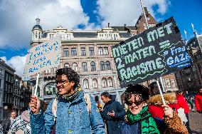 International Day For The Elimination Of Racial Discrimination Demonstration In Amsterdam