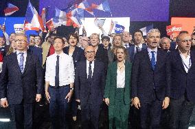 Les Republicains Europe Launch Campaign - Aubervilliers