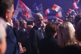 Les Republicains Launch Rally Ahead Of The June European Elections In Paris