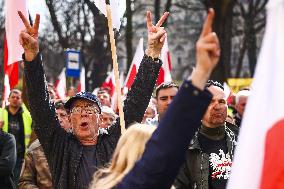 Farmers Protest In Poland