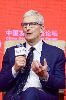 Apple CEO Cook at China development forum