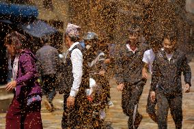 Nepal Celebrates Holi, The Festival Of Colors