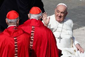 Palm Sunday In Vatican