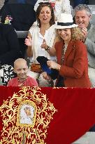 Infanta Elena At A Solidarity Bullfight - Spain