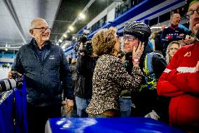 Dutch Royal Family Attends Charity Event at Thialf Stadium