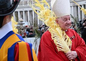 Pope Francis Celebrates the Palm Sunday Mass - Vatican