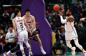 (SP)CHINA-BEIJING-BASKETBALL-CBA-BEIJING ROYAL FIGHTERS VS GUANGDONG SOUTHERN TIGERS(CN)