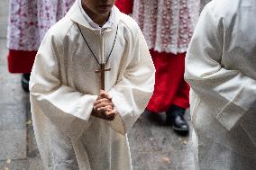 Palm Sunday In Barcelona.