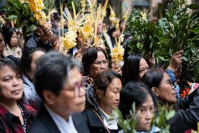 Palm Sunday In Barcelona.